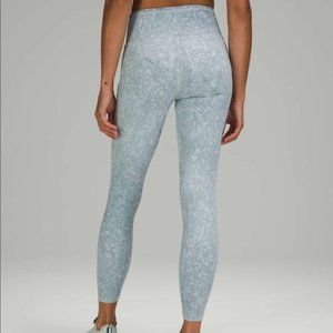 Lululemon Fast and Free High-Rise Tight 25" - City Grit White Blue